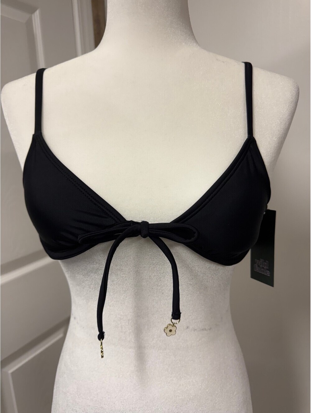 Wild Fable Black Triangle Bikini Top XXS